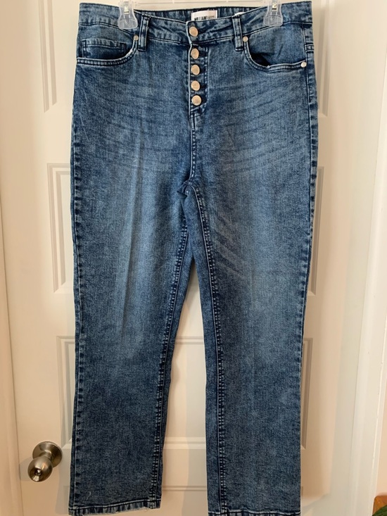 William Rast Denim - William Rast High-Rise Button-Fly Jeans in Medium Blue Wash
